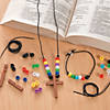 10" Colors of Faith Beaded Salvation Bracelet Craft Kit - Makes 12 Image 2