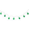 10-Count Green Cactus Patio Light Set  6ft White Wire Image 3