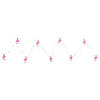 10-Count LED Lighted Flamingo Fairy Lights - Warm White Image 1
