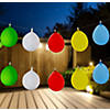 10-Count Multi-Color LED Inflatable Balloon String Lights Image 1