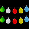 10-Count Multi-Color LED Inflatable Balloon String Lights Image 2