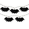 10-Count Warm White LED Halloween Bat Fairy Lights  4.25ft Copper Wire Image 1