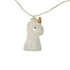 10-Count White Unicorn LED String Lights - 4.5 ft Clear Wire Image 3