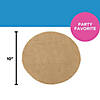 10" Diam. Bulk 100 Pc. Rustic Round Burlap Circle Decorations Image 1