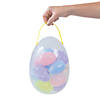 10" Egg Container with Plastic Easter Eggs - 18 Pc. Image 1