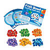 10" Fish Bowl Dry Erase Laminated Counting Math Mats with Fish Counters - 250 Pc. Image 2