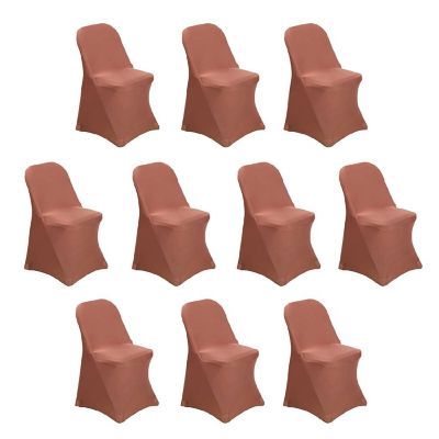10 Folding Stretch SPANDEX CHAIR COVERS Wedding Reception Event Decorations Image 1