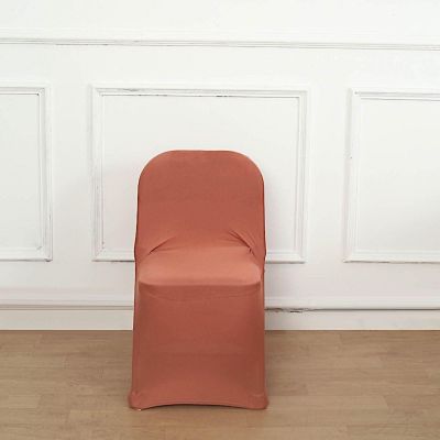 10 Folding Stretch SPANDEX CHAIR COVERS Wedding Reception Event Decorations Image 2