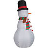 10 Ft. Blow-Up Inflatable Swiveling Snowman with Built-In LED Lights Outdoor Yard Decoration Image 1
