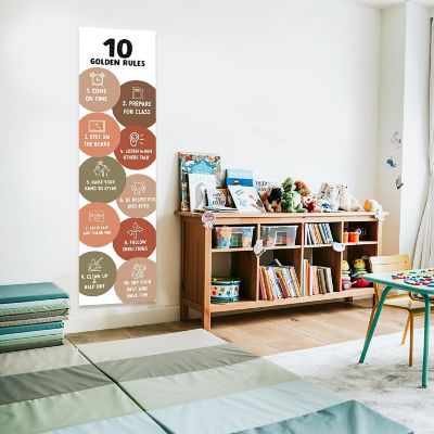10 Golden Rules Banner 2PC - 13 x 48 Inch Image 3