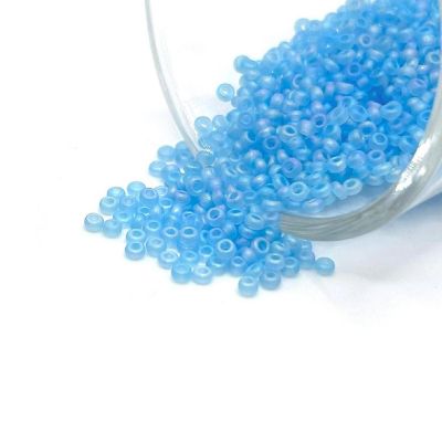 10 grams Blue 12/0 Glass Seed Beads Image 1