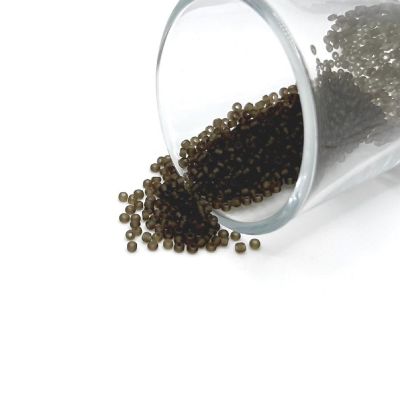 10 grams Brown 12/0 Glass Seed Beads Image 1