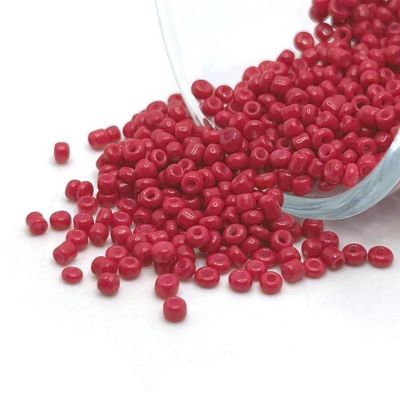 10 grams Pink 12/0 Glass Seed Beads Image 1