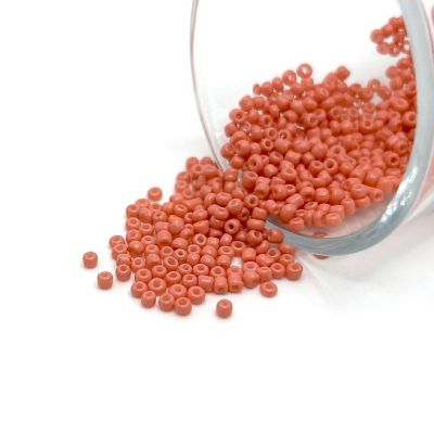 10 grams Pink 12/0 Glass Seed Beads Image 1