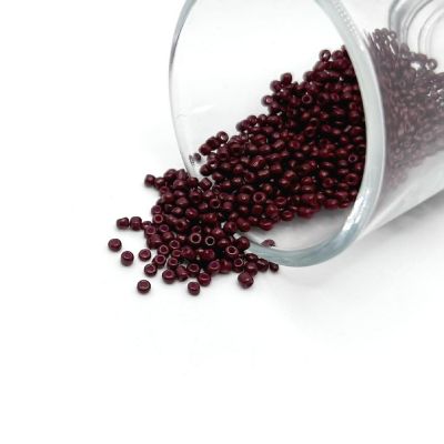 10 grams Red 12/0 Glass Seed Beads Image 1