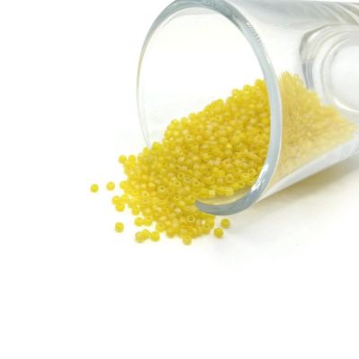 10 grams Yellow 12/0 Glass Seed Beads Image 1
