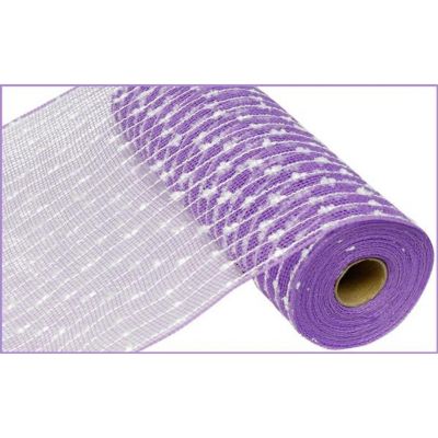 10" Lavender Snowdrift Deco Mesh Ribbon (10 Yards) Image 1