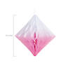 10" Light Pink Diamond Honeycomb Ceiling Decorations  - 6 Pc. Image 1