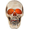 10" Lightshow<sup>&#174;</sup>Fire & Ice&#8482; Flaming Skull Projection Light Halloween Decoration Image 1