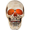 10&quot; Lightshow&lt;sup&gt;&amp;#174;&lt;/sup&gt;Fire &amp; Ice&amp;#8482; Flaming Skull Projection Light Halloween Decoration Image 1