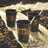 10 oz. Bulk 50 Ct. Halloween Drink Up Witches Black Disposable Plastic Cups Image 1