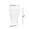 10 oz. Clear Square Plastic Cups (126 Cups) Image 2
