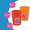 10 oz. Happy Jesus Lives Easter Reusable BPA-Free Plastic Cups- 12 Ct. Image 1