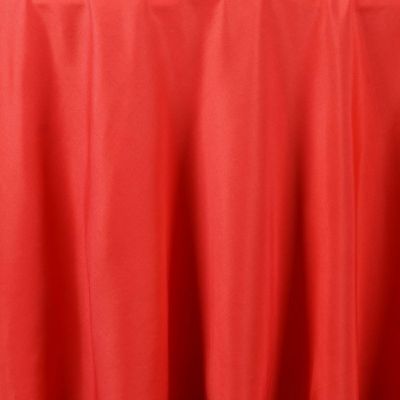 10 pcs 132" Round Polyester Tablecloths Wedding Party   Image 1