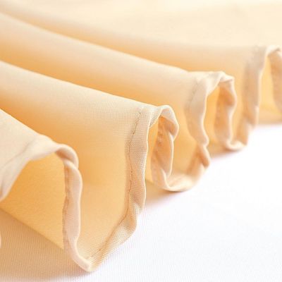 10 pcs 132" Round Polyester Tablecloths Wedding Party   Image 1