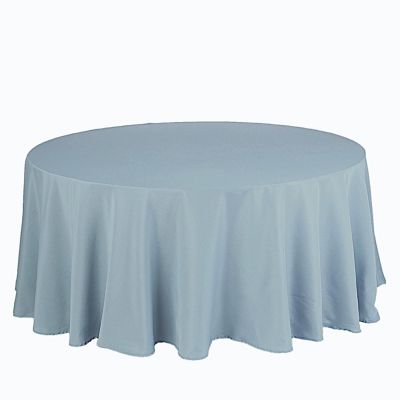 10 pcs 132" Round Polyester Tablecloths Wedding Party   Image 1