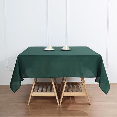 10 pcs 54 x 54" SQUARE POLYESTER Tablecloths Wedding Table Linens for Catering Image 1