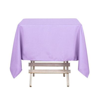 10 pcs 54 x 54" SQUARE POLYESTER Tablecloths Wedding Table Linens for Catering Image 1