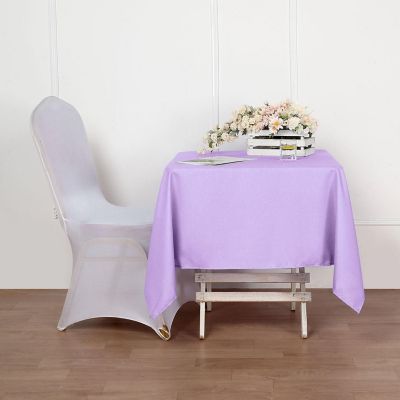 10 pcs 54 x 54" SQUARE POLYESTER Tablecloths Wedding Table Linens for Catering Image 1
