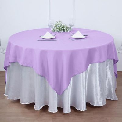 10 pcs 54 x 54" SQUARE POLYESTER Tablecloths Wedding Table Linens for Catering Image 2