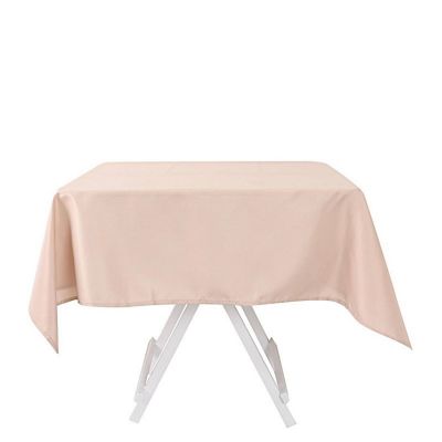 10 pcs 54 x 54" SQUARE POLYESTER Tablecloths Wedding Table Linens for Catering Image 1
