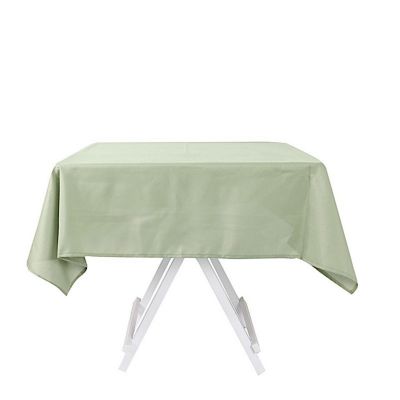 10 pcs 54 x 54" SQUARE POLYESTER Tablecloths Wedding Table Linens for Catering Image 1