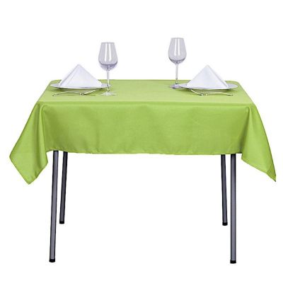 10 pcs 54 x 54&quot; SQUARE POLYESTER Tablecloths Wedding Table Linens for Catering Image 1