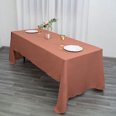 10 Pcs 60X126" Polyester Tablecloths Wedding Catering Event Table Linens  Image 2