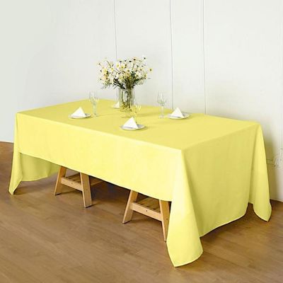 10 Pcs 60X126" Polyester Tablecloths Wedding Catering Event Table Linens  Image 2
