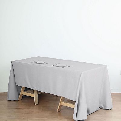 10 Pcs 60X126" Polyester Tablecloths Wedding Catering Event Table Linens  Image 2