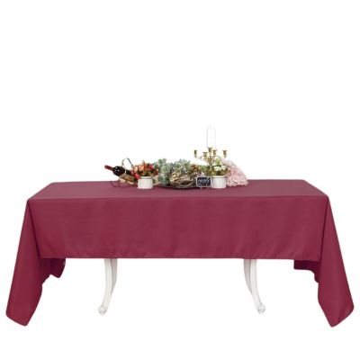 10 Pcs 60X126" Polyester Tablecloths Wedding Catering Event Table Linens  Image 2