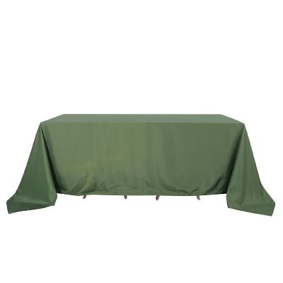 10 Pcs 90"X132" Polyester Tablecloths Wedding Party Table Linens Kitchen Dining Image 1