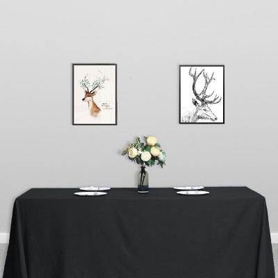 10 Pcs 90"X132" Polyester Tablecloths Wedding Party Table Linens Kitchen Dining Image 2