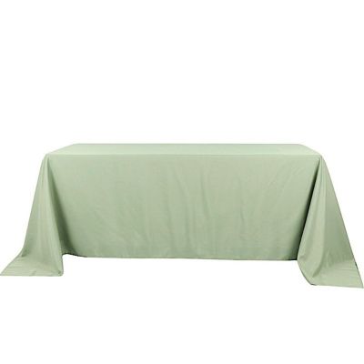 10 Pcs 90"X132" Polyester Tablecloths Wedding Party Table Linens Kitchen Dining Image 1