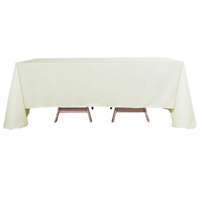 10 Pcs 90"X132" Polyester Tablecloths Wedding Party Table Linens Kitchen Dining Image 1