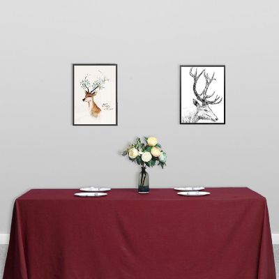 10 Pcs 90"X132" Polyester Tablecloths Wedding Party Table Linens Kitchen Dining Image 2