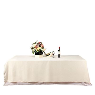 10 Pcs 90"X132" Polyester Tablecloths Wedding Party Table Linens Kitchen Dining Image 1