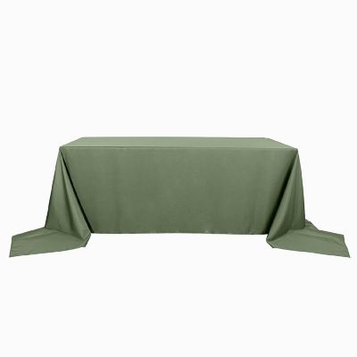 10 Pcs 90"X156" Polyester Tablecloths Wedding Party  Table Linens  Image 1