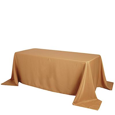 10 Pcs 90"X156" Polyester Tablecloths Wedding Party  Table Linens  Image 1