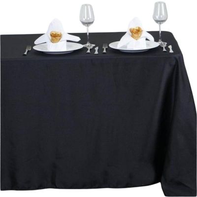 10 Pcs 90"X156" Polyester Tablecloths Wedding Party  Table Linens  Image 1